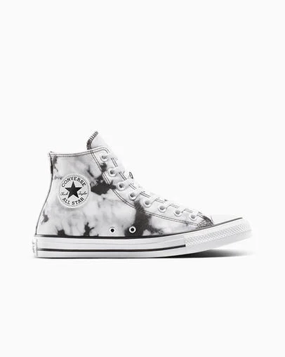 Chuck Taylor All Star Tie-Dye Fresh Brew/Vintage White/Black, Outer Side View