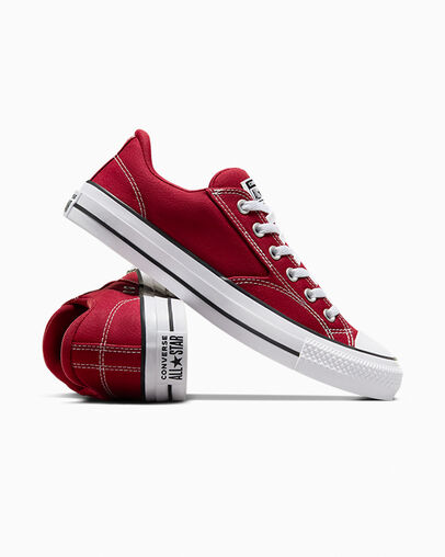 Converse Park Converse Black And Red Canvas Sneakers Chuck Taylor