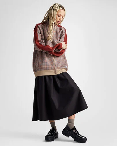 Chuck Taylor All Star Lugged Heel Mary Jane Platform Patent Leather Black/Black/Egret, On Foot Shot 1