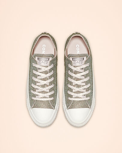 Chuck Taylor All Star Starware Low Top Barely Rose/Teal/Green