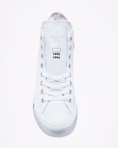 Houston Rockets Converse x NBA Chuck Taylor All Star White/White/White