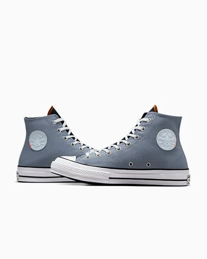 Chuck 70 Vintage Athletic Black/Ghosted/Lunar Grey, Detail Angle View