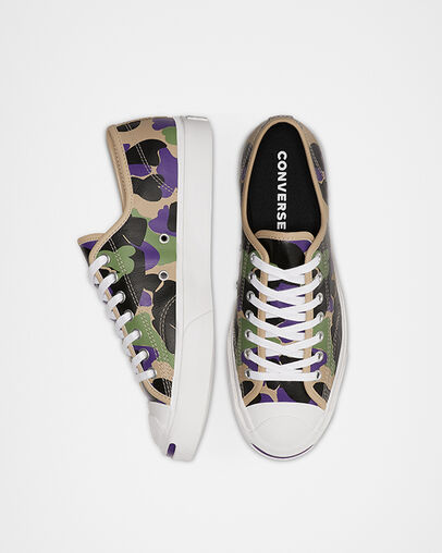 Leather Archive Prints Jack Purcell Black/Candied Ginger/Court Pur