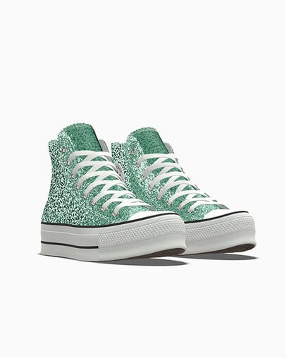 Custom Chuck Taylor All Star Lift Platform Glitter By You
