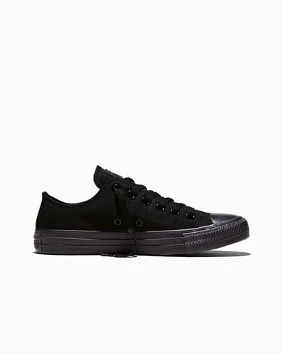 Chuck Taylor All Star Canvas Black Monochrome, Outer Side View