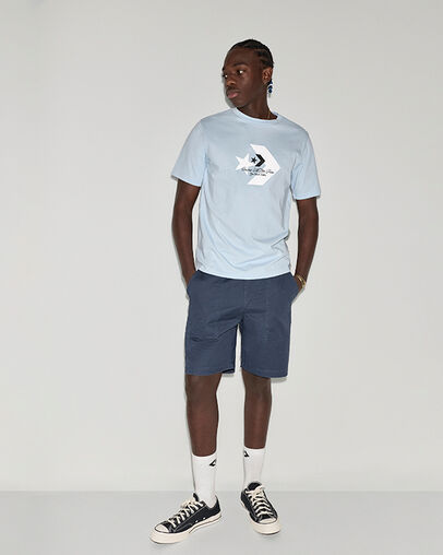 Harbor Relaxed Shorts Converse Navy, Full Body View
