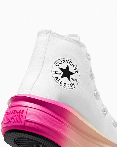 Pink Converse Hoog Platform Pink All Stars Roze Hoog Converse