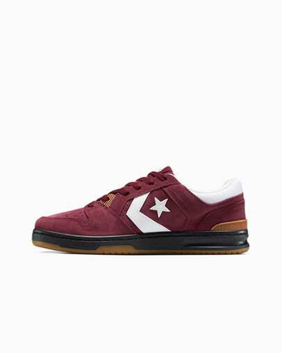 CL98 Suede Deep Bordeaux/White/Gum, Inner Side View