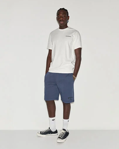 Chev Dazed Star T-Shirt Converse Egret, Full Body View