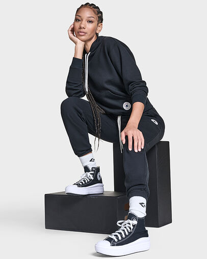 Chuck Taylor Patch Pullover Hoodie Converse Black