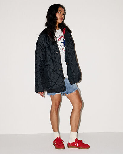 Run Star Trainer Red/White/Honey, On Foot Shot 1