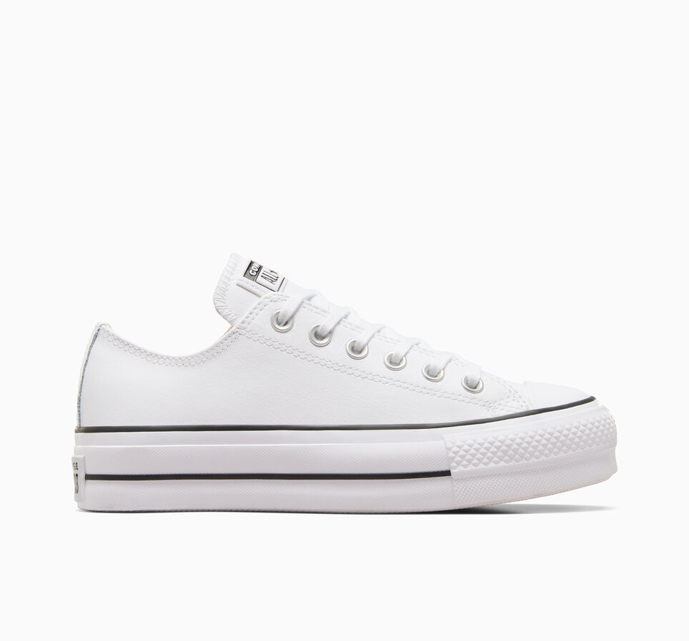 Chuck Taylor All Star Leather Platform White/Black/White