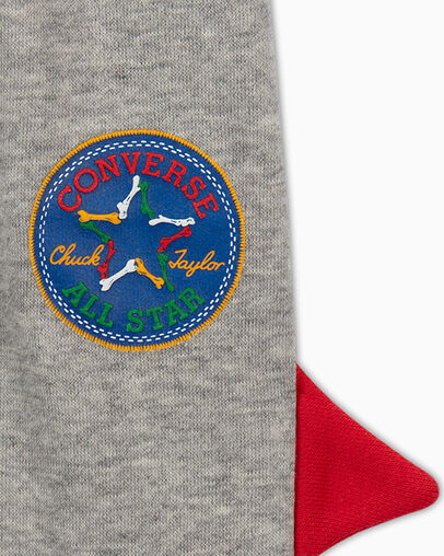 Dinos Short Sleeve T-Shirt & Joggers Set Dk Grey Heather, Full Body View