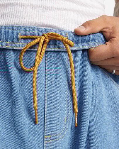 Baggy Denim Pant Denim, Detail View