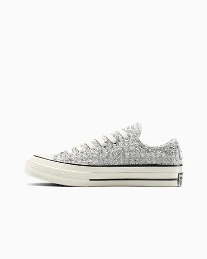 Chuck 70 Metallic Tweed Barely Grey/Egret/Black, Inner Side View