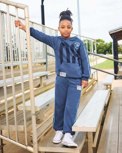 Retro Remix Joggers Converse Navy, Detail View