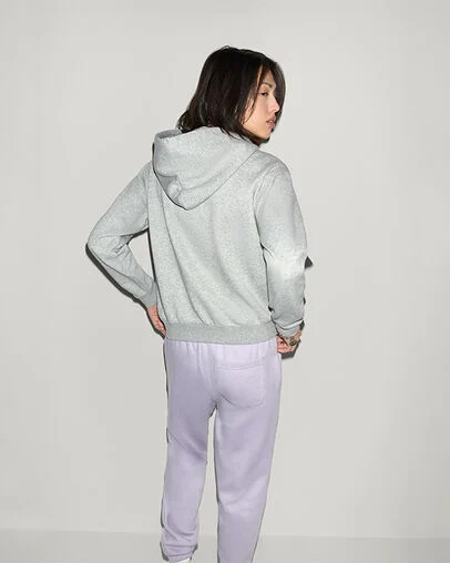 Chuck Taylor Patch Pullover Hoodie Vintage Grey Heather, Full Body View