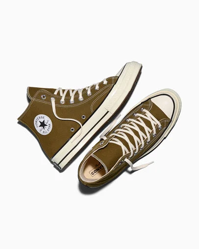Chuck 70 Canvas Bog Down/Egret/Black, Angled View