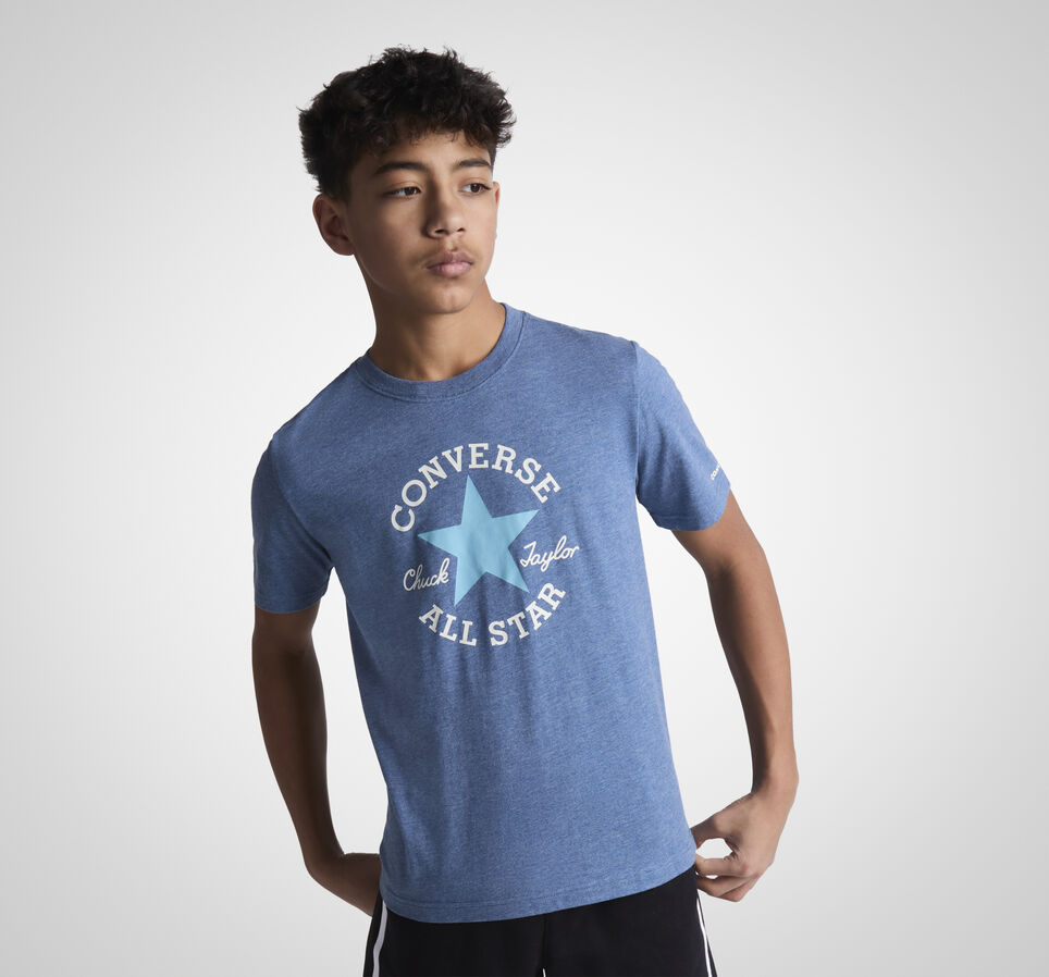 Chuck Patch T-Shirt Slacker Blue Heather