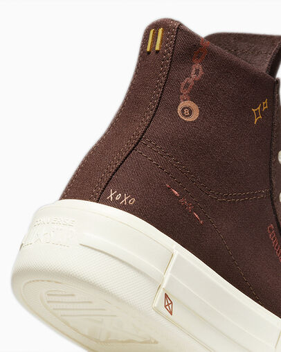 Converse Cruise Tiny Tattoos Dark Root/Dark Root/Egret, Detail Angle View