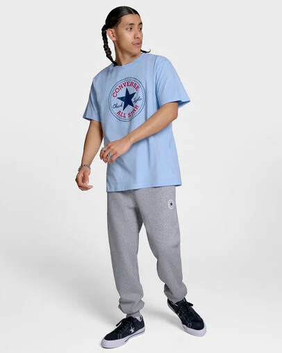 Chuck Taylor All Star Patch T-Shirt Blue It, Full Body View