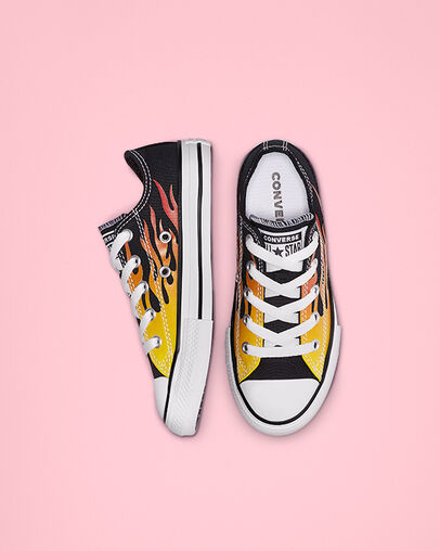 Archive Flames Chuck Taylor All Star Black/Enamel Red/Fresh Yellow