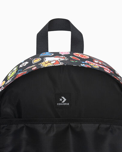 Converse x Hello Kitty And Friends Go 2 Backpack Black, Detail View