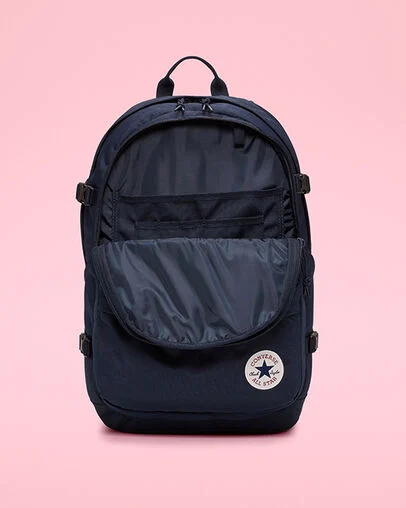 Straight Edge Backpack Obsidian/Dark Obsidian, Detail View