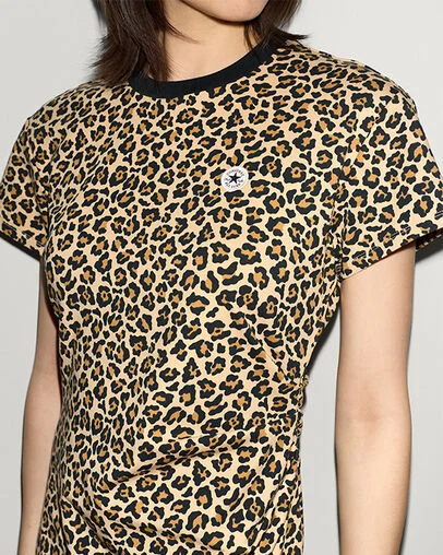 Chuck Patch Relaxed T-Shirt Dress Archive Cheetah Print