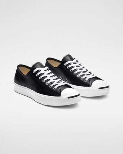 Jack Purcell Leather Low Top Black/White/White