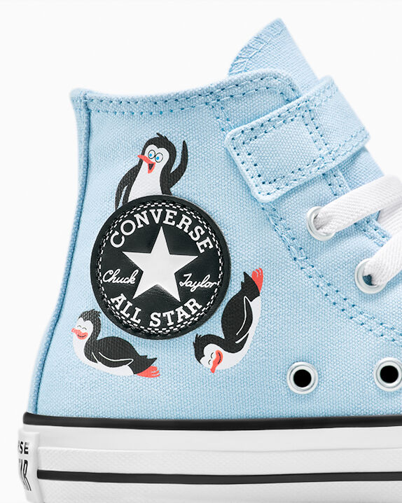 Chuck Taylor All Star Penguin Easy On Little Kids High Top Shoe