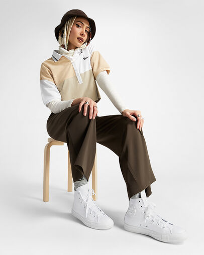 Chuck Taylor All Star Leather White Monochrome