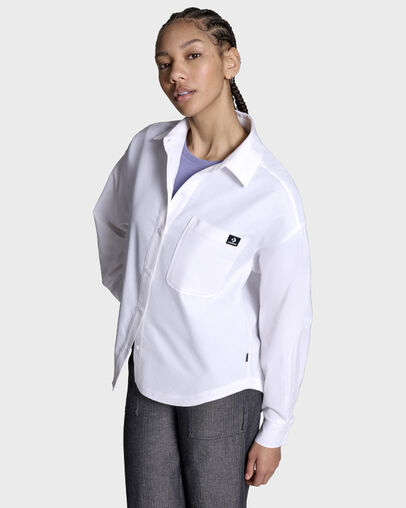 Oversized Oxford Shirt White