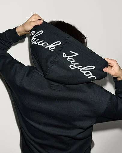 Signature Zip-Up Hoodie Converse Black