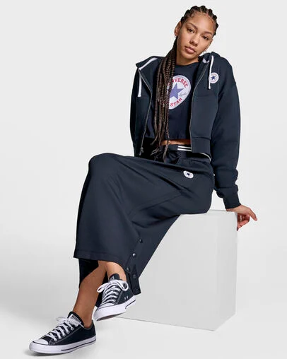 Retro Chuck Taylor Full-Zip Hoodie Black