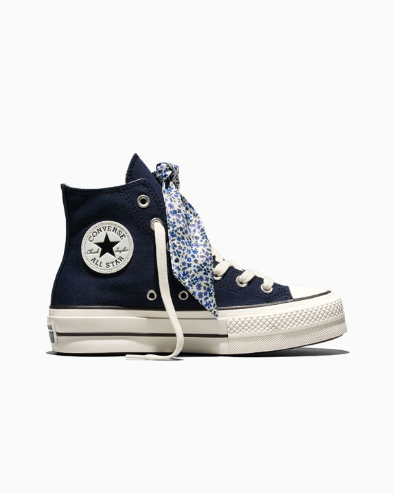 Chuck Taylor All Star Lift Platform Scarf Bow Women's High Top
