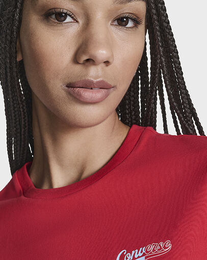 Winged Chucks T-Shirt Red, Detail View