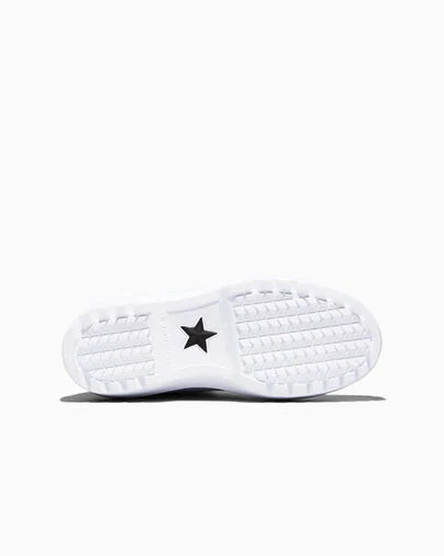 Chuck Taylor All Star Lugged Lift Platform Canvas White/White/Black, Outsole View