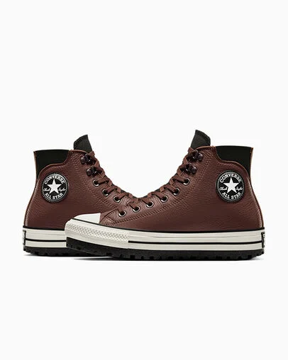 Chuck Taylor All Star City Trek Waterproof Boot Bear Nap Brown/Toadstool Tan/Black, Detail Angle View