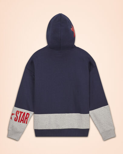 One Star Block Pack Pullover Obsidian Multi, Back View