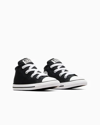 Chuck Taylor All Star Madison Easy-On Black/White/Black, Top and Side View