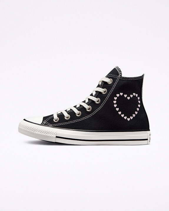 women's black converse shoes