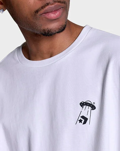 Out Of This World T-Shirt White, Detail View