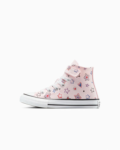 Chuck Taylor All Star Easy-On Doodles Pink Frosting/Red/My Jam, Inner Side View