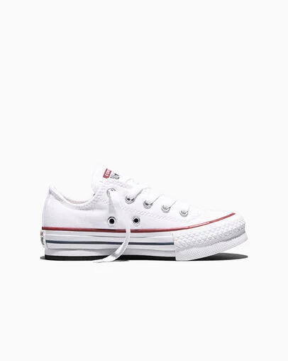 Chuck Taylor All Star EVA Lift Platform Canvas White/Garnet/Navy, Outer Side View
