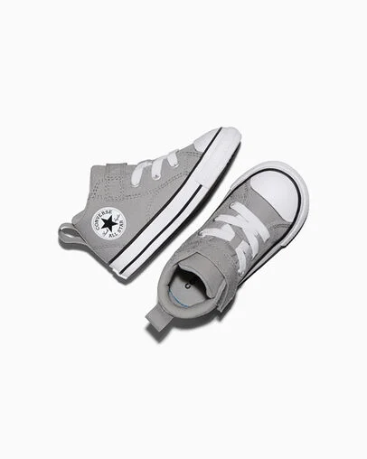 Chuck Taylor All Star Malden Street Easy-On Canvas Grey Area/White/Black, Angled View