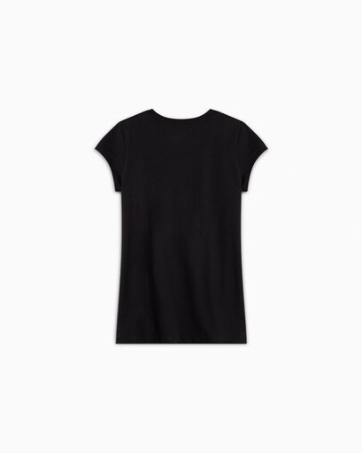 Shimmer Chuck Taylor Patch T-Shirt Black, Back View