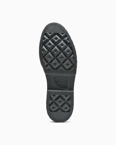 Chuck 70 National Leather Black/Black/Black, Outsole View