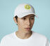 Happy Camper Baseball Cap White