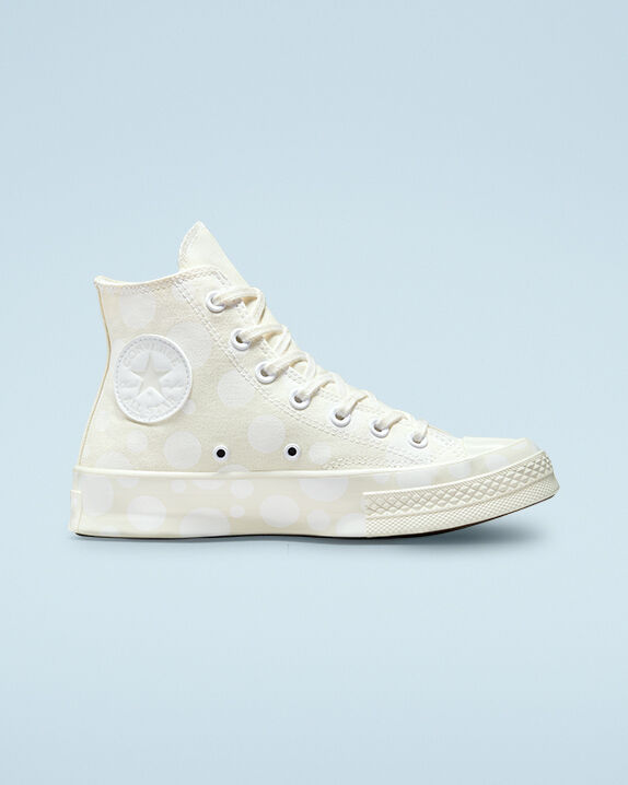 converse spotty high tops